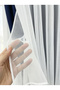 Transparent Bamboo Tulle Curtain 1 to 3 Dense Pleats with Sturdy Folds Modern Living Room Tulle - 4