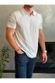 Men's Soft Touch Zippered Polo Tshirt Navy Blue Eca088 - 2