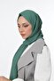 Medina Silk Shawl - Oil Green - 5