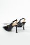 Rova Women's Light Sole Genuine Leather Stiletto Heeled Shoes Black Patent Leather - 4