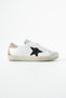 Gossy Women's Lace-Up Sneaker with Glitter Detail Black/White