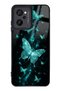 Casper M45 Turquoise Galaxy Butterfly Design Glossy Phone Case