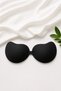Black Strapless Front Clip-On Adhesive Bra - 4