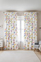 Spring Colorful Patterned Children's Baby Room Background Curtain (Single Wing Pricing)