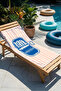 Sardine Canned Marine Striped Beach Towel-Mediterranean Style Pink Blue Quick Dry Microfiber Towel - 6