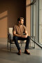 Men's Ottoman Fabric Crew Neck Light Brown T-Shirt - 185 - 2