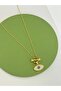 Special Series Zircon Blue Evil Eye Stone Xp Vip Gold Color Necklace - 4