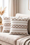 Punch Throw Pillow Cover 2 Pieces Embroidered 43X43Cm Decorative Embroidered Pillowcase Set Nordic Bohemian Pa