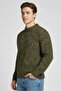 Men Turtle Neck Yarn Dye Sweater, Multicolor - 4