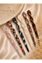 Premium Series Imported Bone Luxury Acetate Flat Bar Hairpin 19 cm - 2