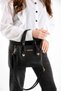 Women's 4-Compartment Simple and Stylish Shoulder Bag with Gold Accessories Clutch Bag S-1425 - 5