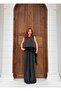 Women's Anthracite Premium Cupra Modal Chiffon Detailed Garnished Top and Bottom Set Frv0194 - 2