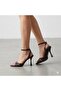 (White) Women's Heeled Sandals Brown - 5