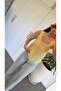 Lovla Stone-Embellished Blouse Yellow - 3