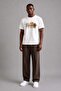 Men's talented printed t-shirt - ecru - 2