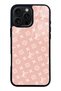 iPhone 16 Pro Max Pink Lv Design Glossy Phone Case