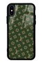 iPhone XS Max Green Lv Design Glossy Phone Case