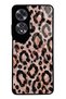 Oppo A60 Rose Gold Leopard Design Glossy Phone Case