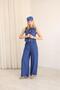 Relax Women's Tie-Detail Sleeveless Blouse Palazzo Pants Two-Piece Set - 4