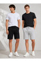 Men's Shorts, Black Shorts, Gray Shorts, 2 Thread Count, Plus Size, Sports Shorts, Oversize, Lace-Up, Casual Shorts