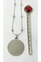Silver Color Double-Sided Ayetel Kürsi and Celcelütiye Engraved 60 cm Stainless Steel Necklace with Dorika Chain - 4