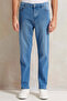 Men Blue Basic 5 Pocket Jeans