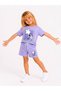 Girl's Character Printed Shorts Set Short Sleeve Summer Two-Piece Set - 2