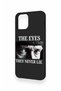 iPhone 12-12Pro Compatible Ataturk Eyes Patterned Silicone Case - 4