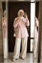 Women's Comfortable Fit Waist Gathered Stylish Hijab Jacket - 2