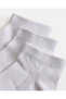 Boys White Ankle Length Socks Pack Of 10 - 3