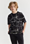 Boy's Patterned Basic T-Shirt - 2