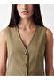 Nevavm V-Neck Linen Blend Women's Classic Vest with a Difference - 3