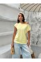 Women's Yellow Casual Knitwear Blouse Frv0190 - 5