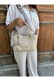 Women's New Season Adjustable Strap Multi-Compartment Stylish Design Hand and Shoulder Bag