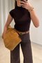 Brown Yellow 2-Pack Premium Standing Collar Blouse - Brown Yellow - 6