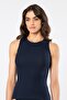 Women's sleeveless ribbed tank top, 95% cotton, 5% elastane - 2