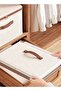 2 Pack Foldable Clothes Storage Boxes with Two-way Zipper for Comforters, Blankets, Toys (Beige) - 4