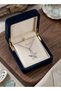 316L Steel Chain Silver Color Sea Star Model Zircon Stone Necklace - 4
