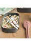 3950130 Travel Cutlery Set 4 Pieces (Stainless Steel Cutlery with Silicone Case) - 8