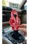 Red Automobile Gear Shift Polar Fleece Hoodie Car Gear Knob Clothing Car Gear Knob - 2