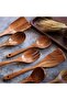 N/N Wooden Non-Stick Kitchen Pan Toolset 7 Pieces Set, 100% Natural Teak Kitchen Utensils Spatula - 4