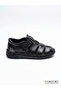 Genuine Leather Inside and Outside Orthopedic Men's Slippers Sandals - 2