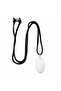 Noma Real Leather Suede Rope Natural Stone End Multi-Use Necklace