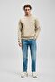 111200229 Derek Smart Jean Men's Trousers Slim Fit Men's Jeans Pants Blue - 6