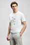 111020290 Good Modern Graphic T-Shirt Men's T-Shirt White - 3