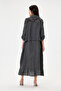 Anthracite Italian 100% Linen Jacket with Mesh Shoulders and Collar 2-Piece Set Long Linen Suit Size 38 - 44 - 5