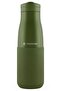 Khaki 500 ml Steel School Flask - Steel Thermos with Silicone Body (Dotted) - 50027 - 6