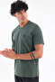 Crew Neck Mercerized Men's Sports T-Shirt - 4