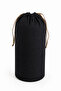 3 Pieces Black Drawstring Storage Bag Xlarge 86X62 cm - Moving Bag - Quilt Pillow Laundry Storage Bag - 2