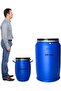 Plastic Storage Drum, Multipurpose Home Storage Keg, Food Grade, Blue (50Ltr) - 6